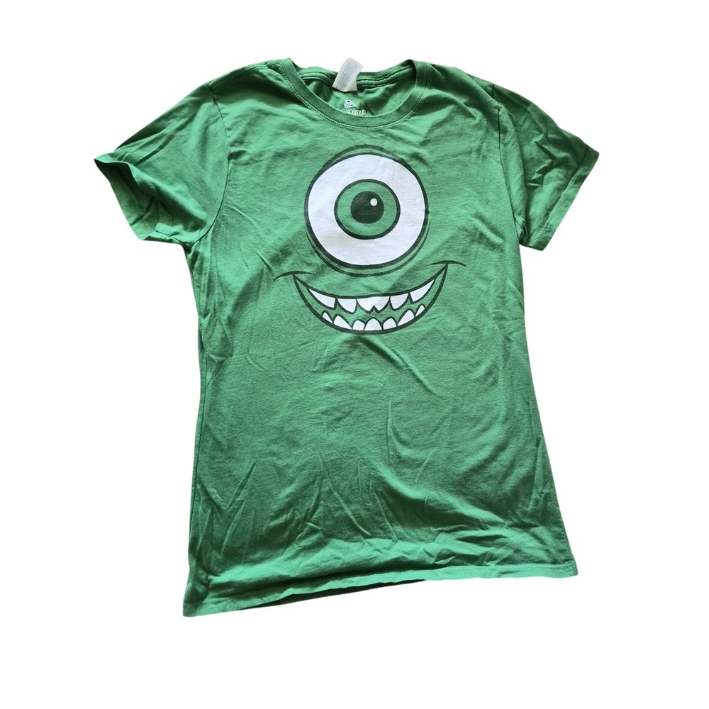 Disney Pixar Monsters Inc Mike Wazowski Halloween Graphic T-Shirt Womens Small